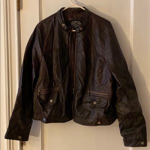 Faux leather Moto jacket